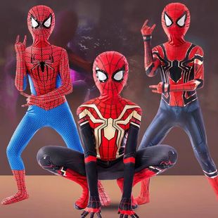 Spider-Man Suit One-Piece Bodysuit Boy Boy Cosplay Costume Kidsren's Costume Halloween Performance Costume