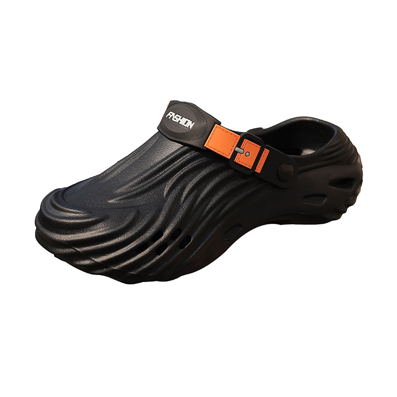 Zapatos de pareja de verano zapatillas de cabeza de bolsillo zapatillas de oficina zapatillas de trabajo de playa casuales zapatillas frías