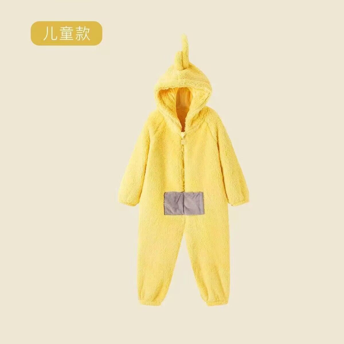 Antena pijamas de bebé coral vellón niños y niñas anti-kick engrosada desgaste del hogar otoño e invierno de los niños de una sola pieza traje generación de pelo