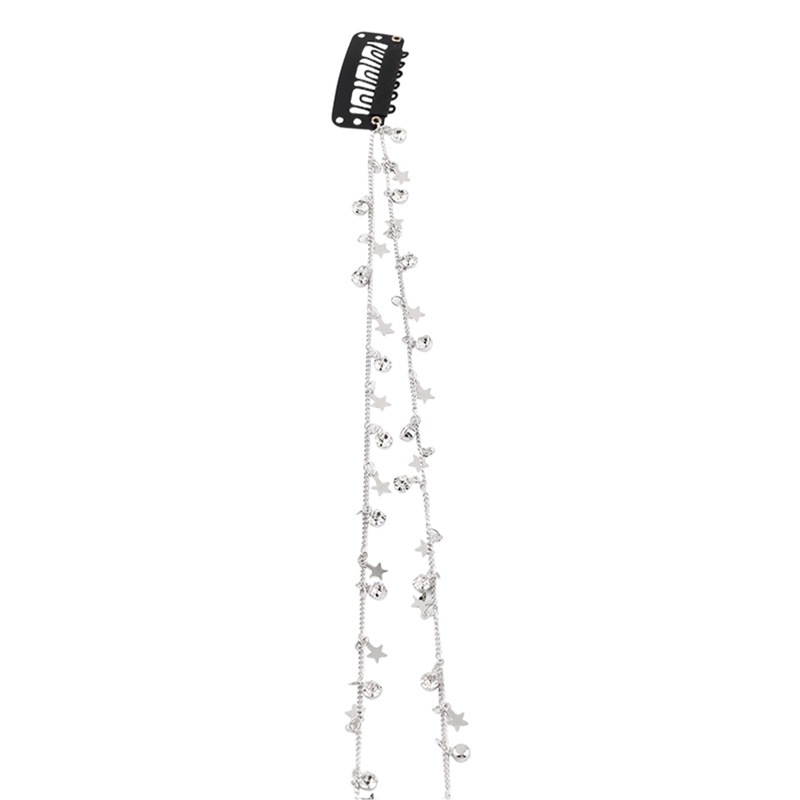 Li Qin same style star hair chain TikTok hot style hair weaving headdress ponytail hair accessories hairpin female new one-piece delivery