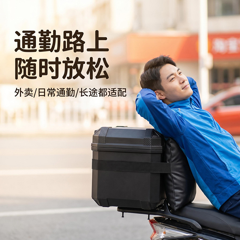 Trunk Cushion, Double-Hanging Electric Vehicle Cushion, Soft Cushion, Leather Waterproof Lumbar Support, Soft Riding Waist Protector