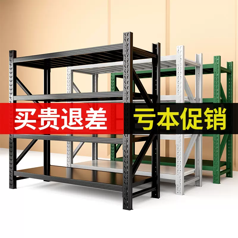 仓储货架置物架重型超强承重仓库储物架超市驿站家用货物架铁架子