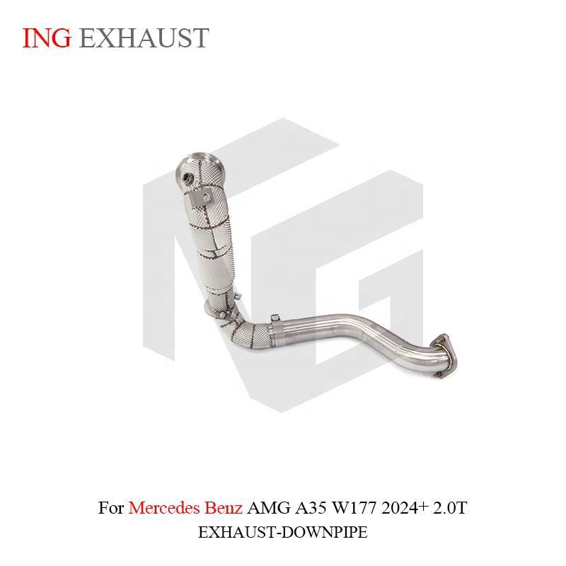 Suitable for Mercedes-Benz AMG A35 W177 2024+ 2.0T with valve exhaust downpipe