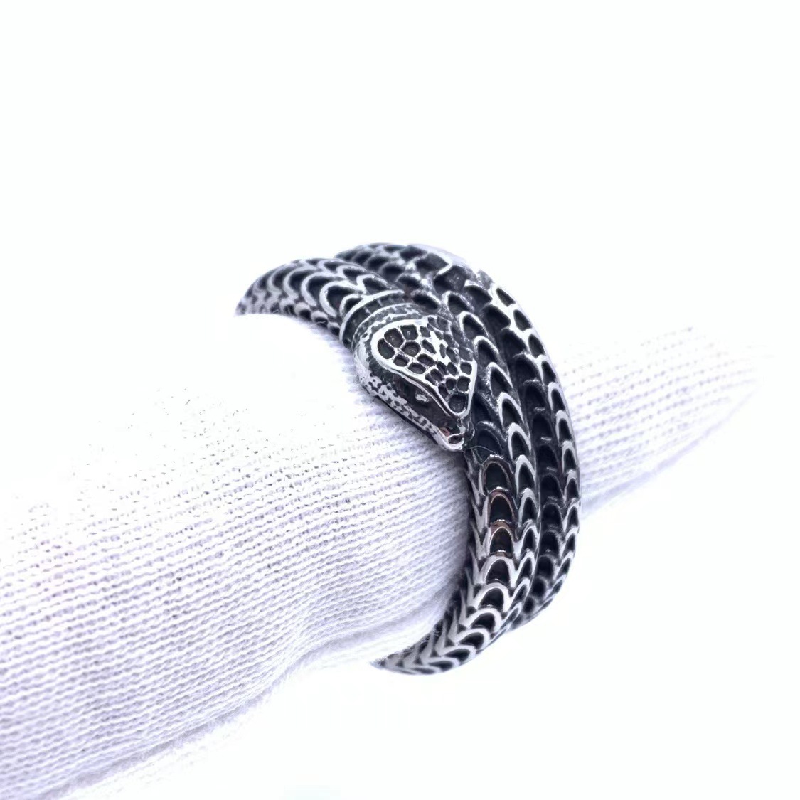 1 Piece Quantity Hip-Hop Solid Color 304 Stainless Steel Polishing Men's Rings