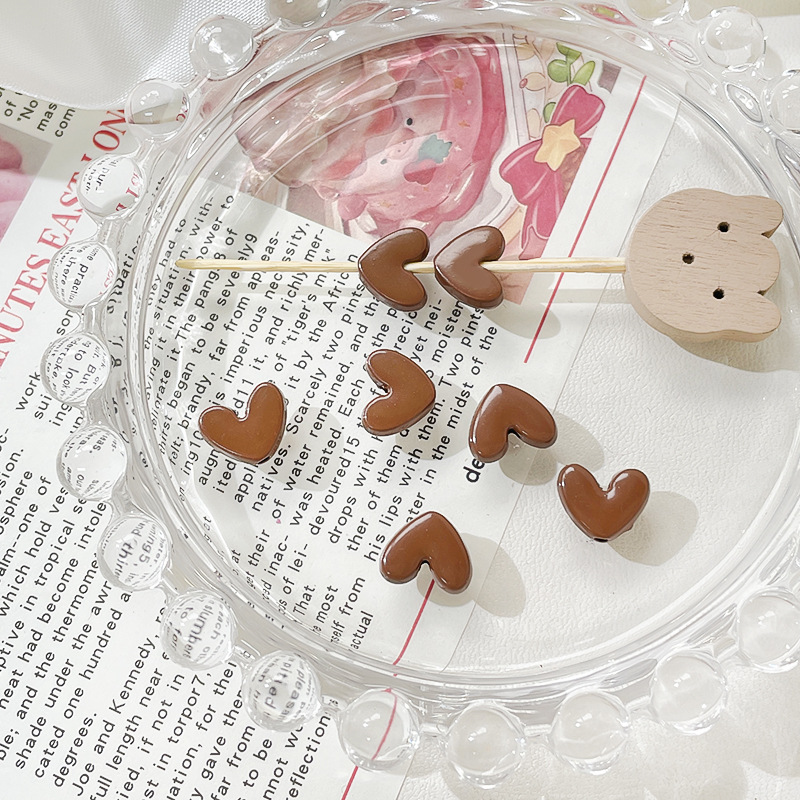 2g Weight Beads Jewelry Making Type 10 * 8mm Jewelry Making Size DIY Jewelry Accessories Classification Hole 1~1.9mm Hole Size 1 Piece Quantity Zinc alloy Material Heart Shape Pattern Stoving Varnish Design Cute Style 1 Piece 10 * 8mm Hole 1~1.9mm Zinc Alloy Heart Shape DIY Jewelry Accessories Beads 11