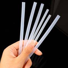 Silicone straw food-grade material reusable straw cup accessories replaceable transparent silicone straw