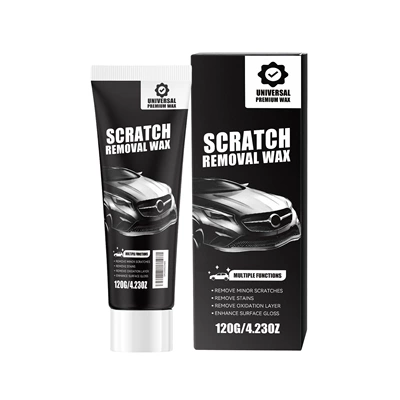 Car scratch repair paste, car paint scratch polishing and maintenance, enhancing gloss and protecting the paint surface, portable paint repair care (Car wax) - 120g