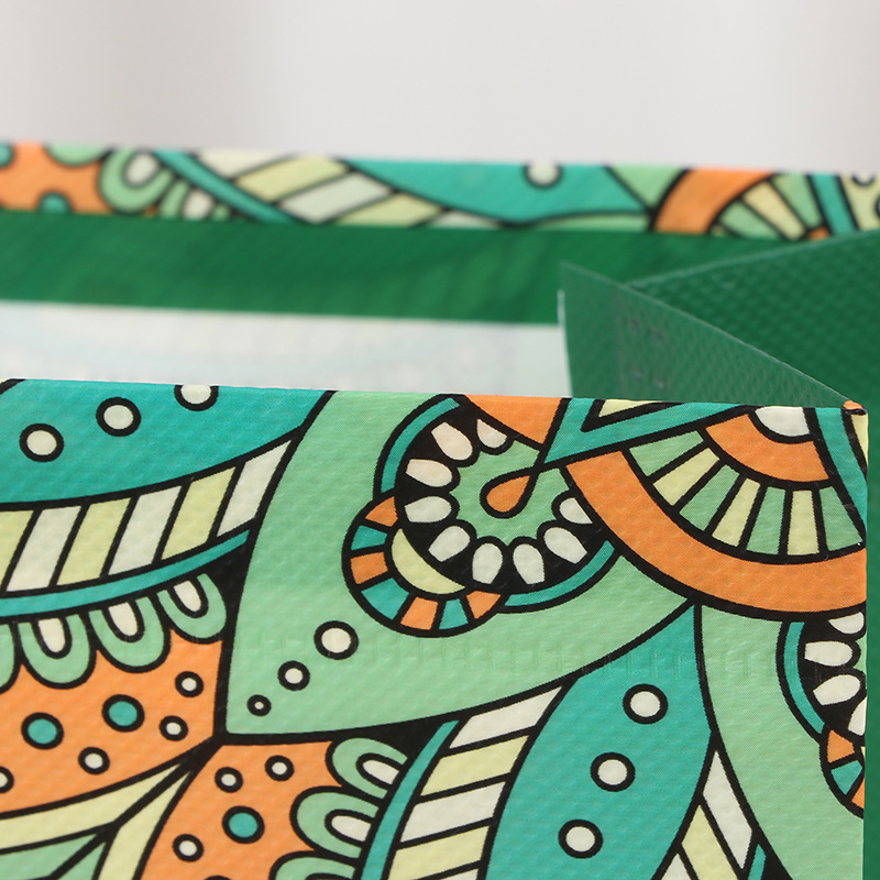 Bolsas de tela no tejida portátiles impresión creativa de gran capacidad bolsas de compras no tejidas bolsas de regalo de logotipo publicitario de presión en caliente