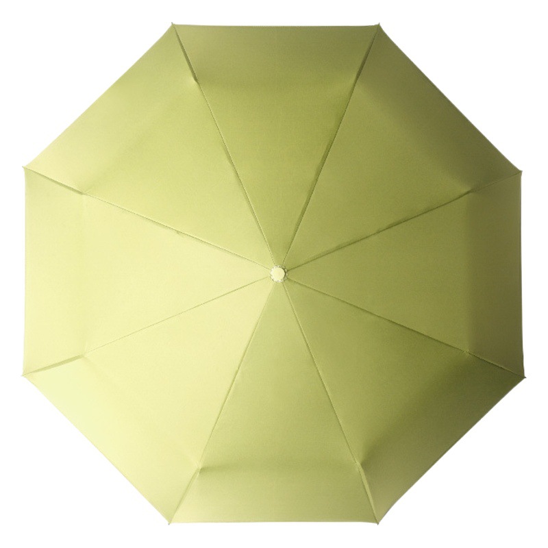 Anillo creativo hebilla automática paraguas bloqueo simple japonés protección solar lluvia de doble uso negocio automático triple paraguas al por mayor