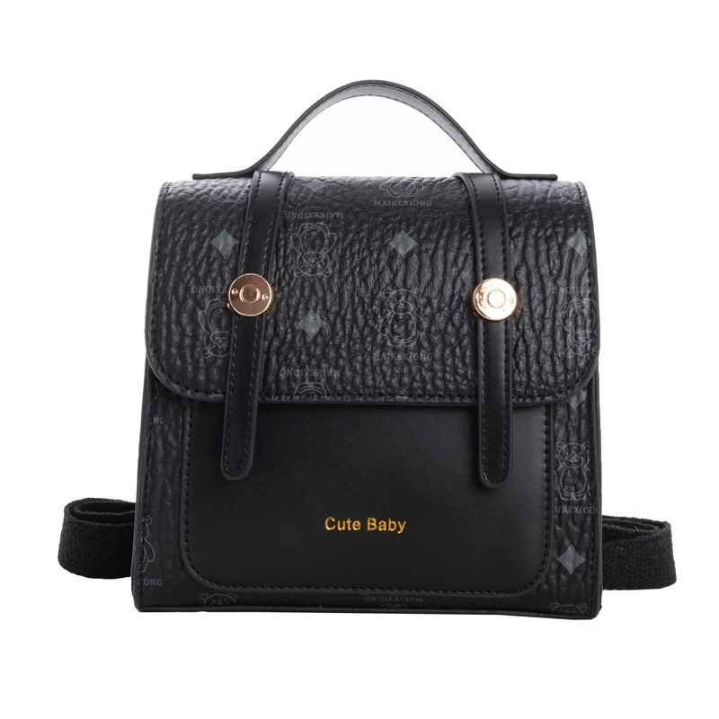 Mochila escolar de estilo universitario de moda, caricatura encantadora impresión de oso, mochila para niños y niñas, nueva bolsa infantil transfronteriza