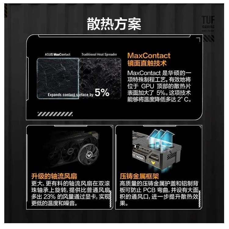 Игровой настольный компьютер TUF GeForce RTX 5080 O16G GAMING, независимая видеокарта для киберспорта