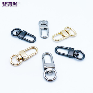 Factory Direct luggage hardware accessories zinc alloy dog buckle high quality hook buckle jewelry chain hanging buckle handbag small door buckle