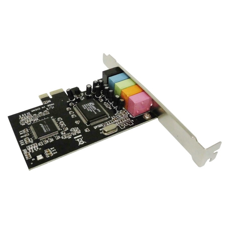 Tarjeta de sonido independiente PCIe 5 - en - 1 5.1 canales de sonido estéreo PC de escritorio tarjeta de sonido integrada PCI-E 8738
