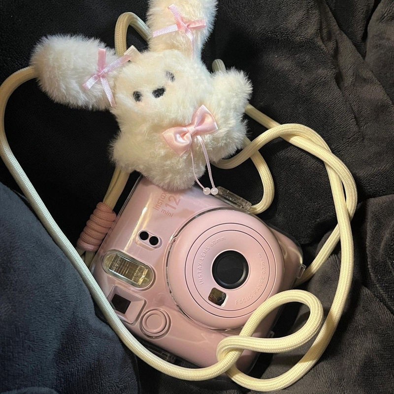 【mini12/11透明外壳】instax水晶壳拍立得硬壳相机保护壳链条潮