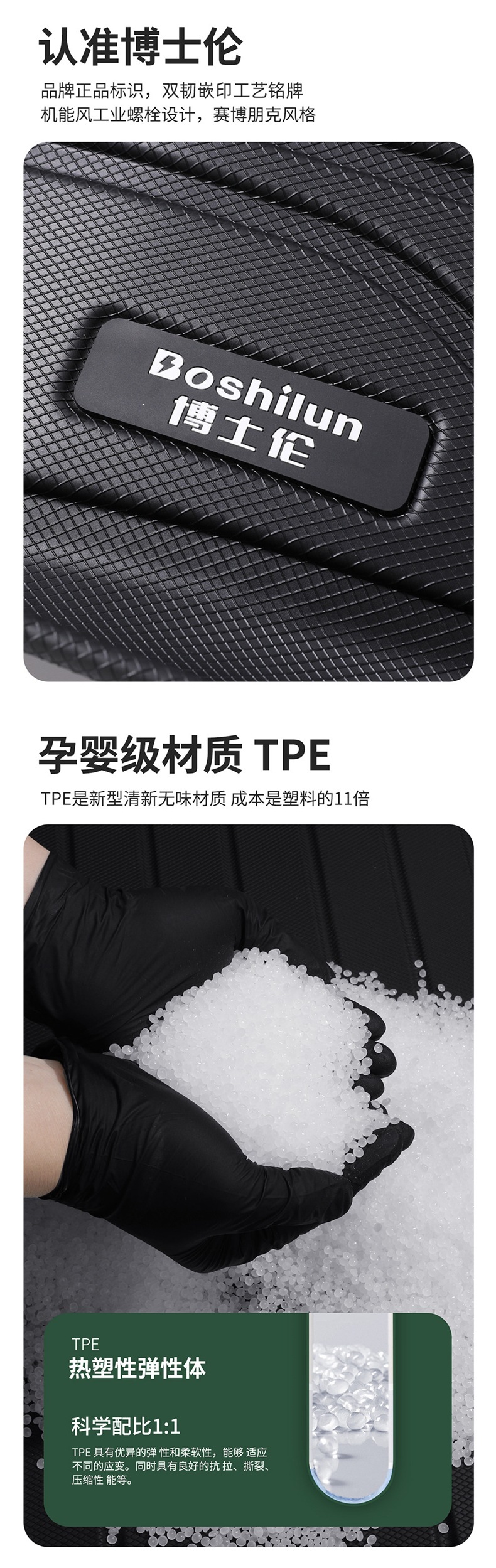 Suitable for BYD Qin Plus, Song L/Pro, Dolphin, Sea Lion, Seagull, Seal 06DM, Yuan UP, Han TPE car floor mats