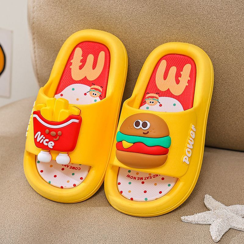2025 New Children's Slippers Girls New Home Cartoon Non-Slip Soft Bottom Indoor Bath Cute Baby Boys