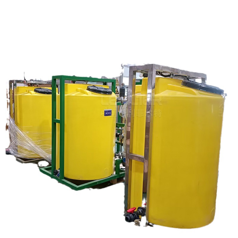 全自动加药装置 PAC PAM 酸 碱自动投加 污水处理设备 单罐单阀