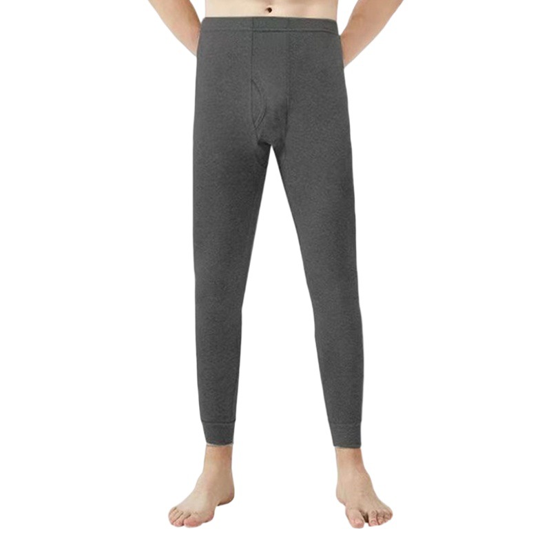 Yc Men's Pure Cotton Thermal Pants Single Piece Thin Style for Spring, Autumn, and Winter, Warm Cotton Pants, Men's Base Layer Pants, Slim Fit Cotton Underwear