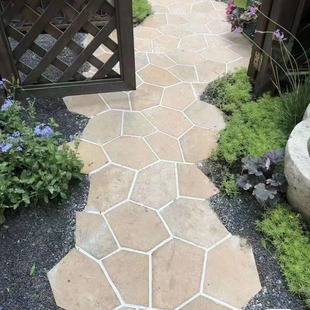 Wood lime sandstone culture stone outdoor brick irregular patchwork stone culture stone background wall ecological paving stone