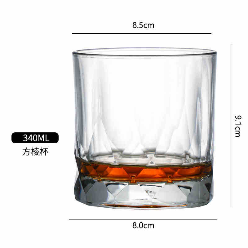 사각 엣지 컵 340ML
