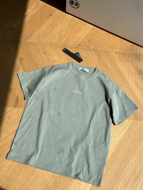 クロスボーダー Stone Island STONE メカニカル ダーク レスキュー ダイバーシティ コンパス ロゴ プリント ラウンドネック 半袖 メンズ レディース Tシャツ|undefined
