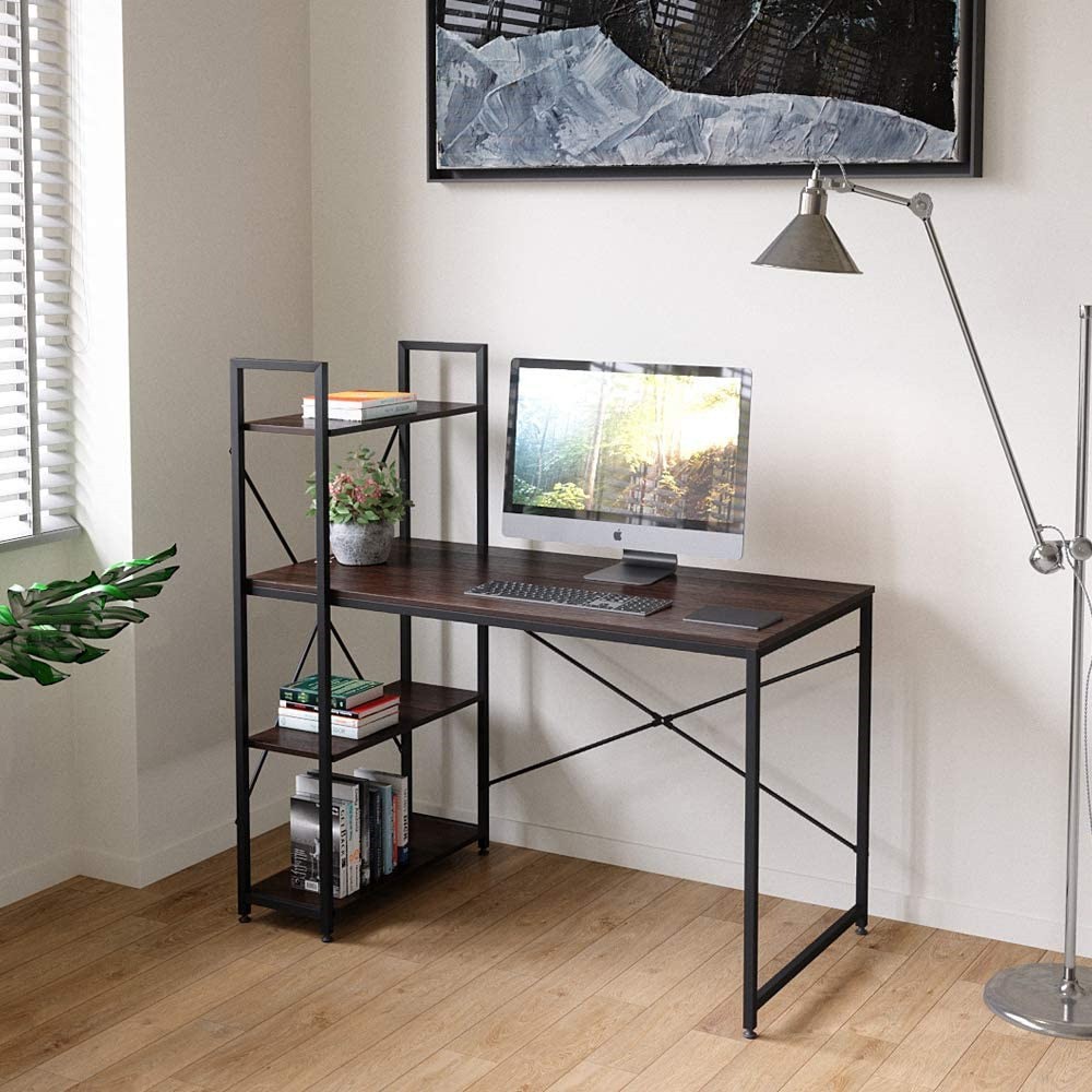 跨境出口厂家直销多功能家用电脑桌欧美时尚简约一体书桌