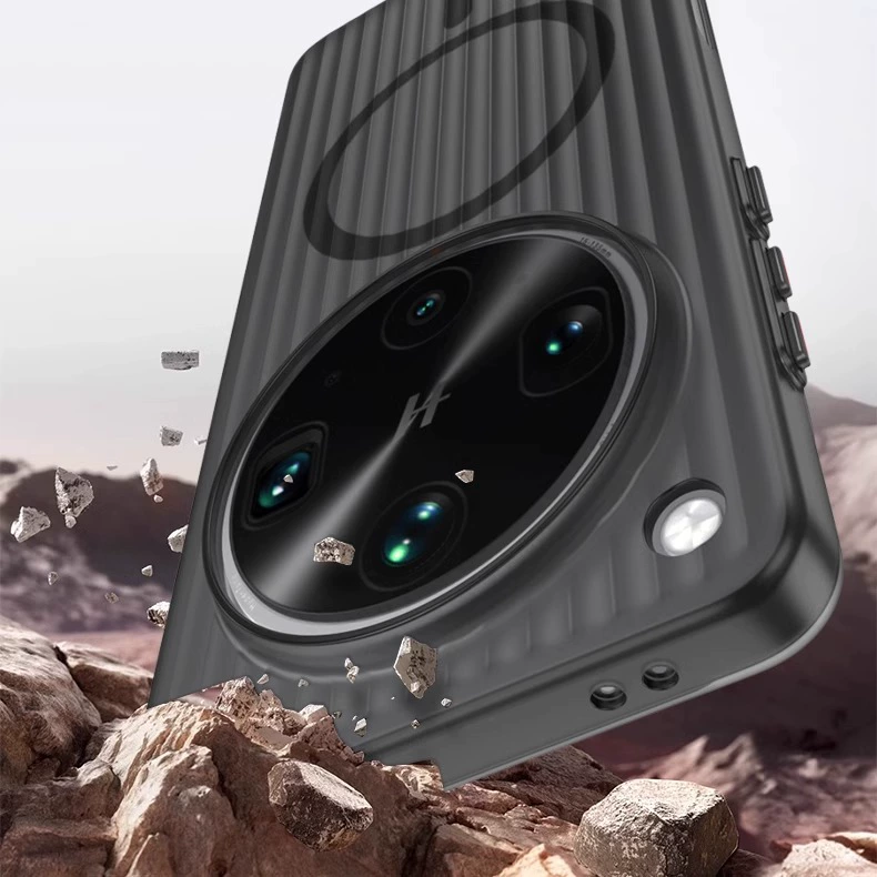 Совместимо с защитным чехлом Find X8 Ultra для мобильного телефона с магнитным креплением Find X8S+ ультра-тонкая X7 Ultra ребристый X6 Pro против падения