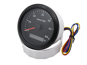 Gasoline engine timer tachometer for marine and automotive use, high-precision DC motor-type engine 85mm dashboard instrument