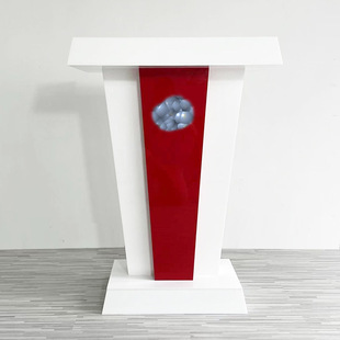 White Acrylic Lecture Desk Lecture Desk Host Desk European Welcome Desk Reception Desk