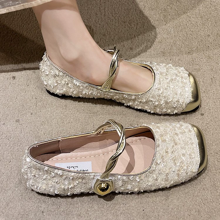Обувь, туфли, стразы на подошве/декоре, в стиле Chanel, новая коллекция