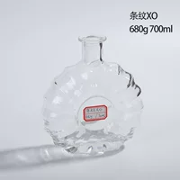 Готовый складской запас | Бутылка вина Fine line XO, пустая бутылка, хрустальное белое стекло, 700 мл, пустая бутылка для напитков, пустая бутылка для вина, оптовая продажа, бутылка для вина