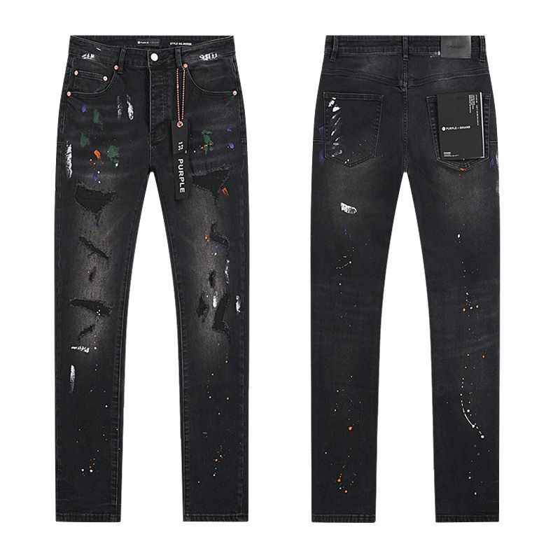 Marca de moda para hombres y mujeres 2025 nuevo verano nuevo estilo pantalones cortos de mezclilla de diamantes calientes rotos pantalones cortos retro de calle de todo fósforo rectos