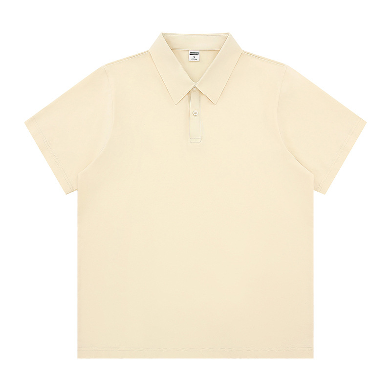 7A antibacteriano cuatro cierre Solona marca de moda con solapa de manga corta polo ropa de trabajo camisa cultural ropa personalizada