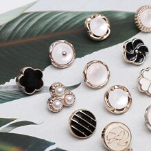 衬衫纽扣女精致高档扣子大全珍珠扣配件t恤衬衣百搭裙子装饰扣小