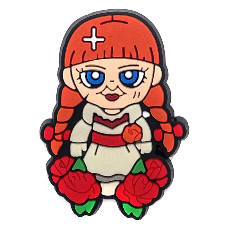 Nuevos zapatos de Halloween zapatos de flores hebilla Croc zapatos de jardín hebilla decorativa