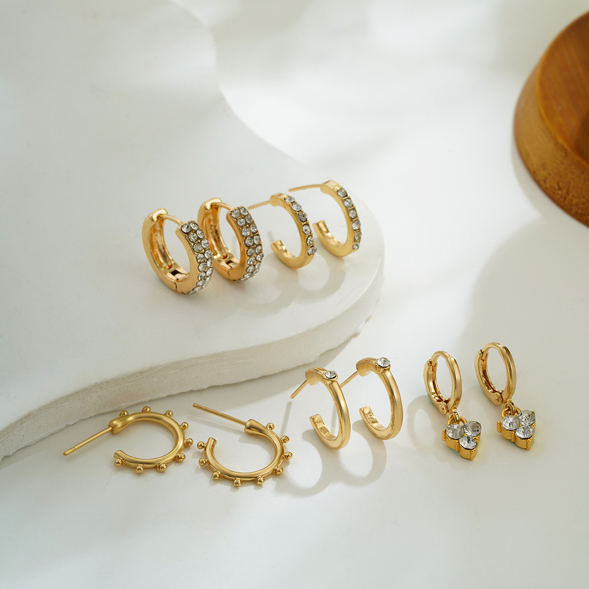 Zinc alloy Material 1 Set Classic Style Commute Geometric Zinc Alloy Drop Earrings Earrings Ear Studs