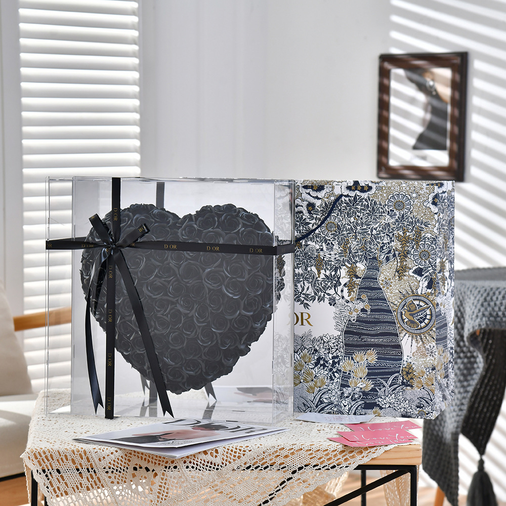 40*40cm 블랙스완 [완제품] [선물가방] 열어서 돈을 넣을 수 있습니다