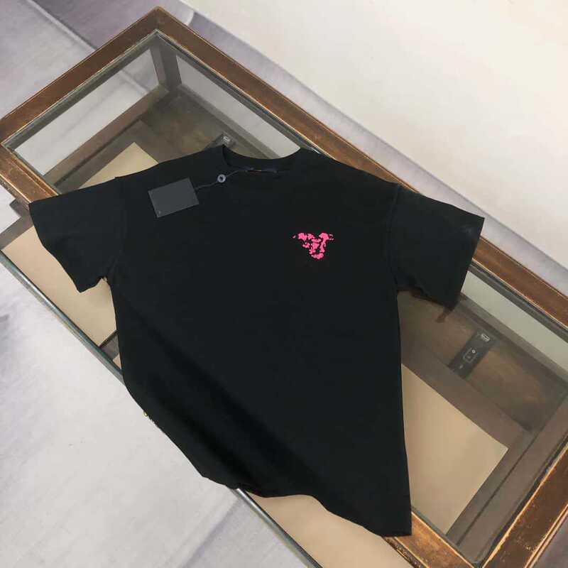High Version Donkey Home T-Shirt 25 New Summer Suede Foam Embossed Letter Logo Trendy Brand Loose Round Neck for Men and Women High Version Donkey Home T-Shirt 25 New Summer Suede Foam Embossed Letter Logo Trendy Brand Loose Round Neck for Men and Women