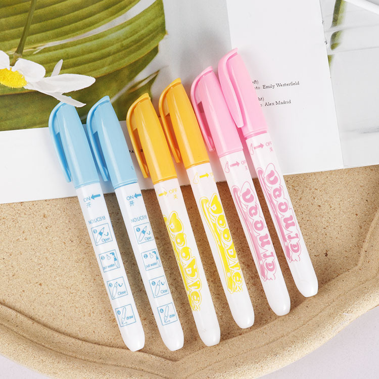 Factory Direct children's art graffiti water brush water storage pen solid color water injection pen tap water pen