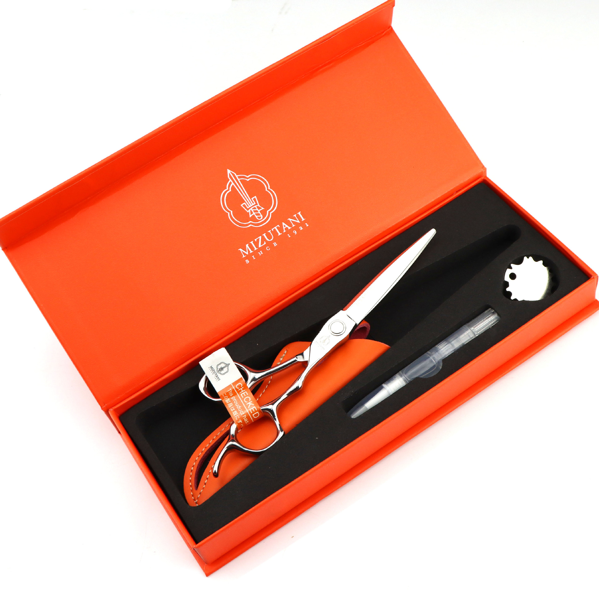 6.0inch FM-20 Silver Mizutani Style Hairdressing Scissors, Barber Scissors, Straight Scissors, Bangs Scissors, Thinning Scissors