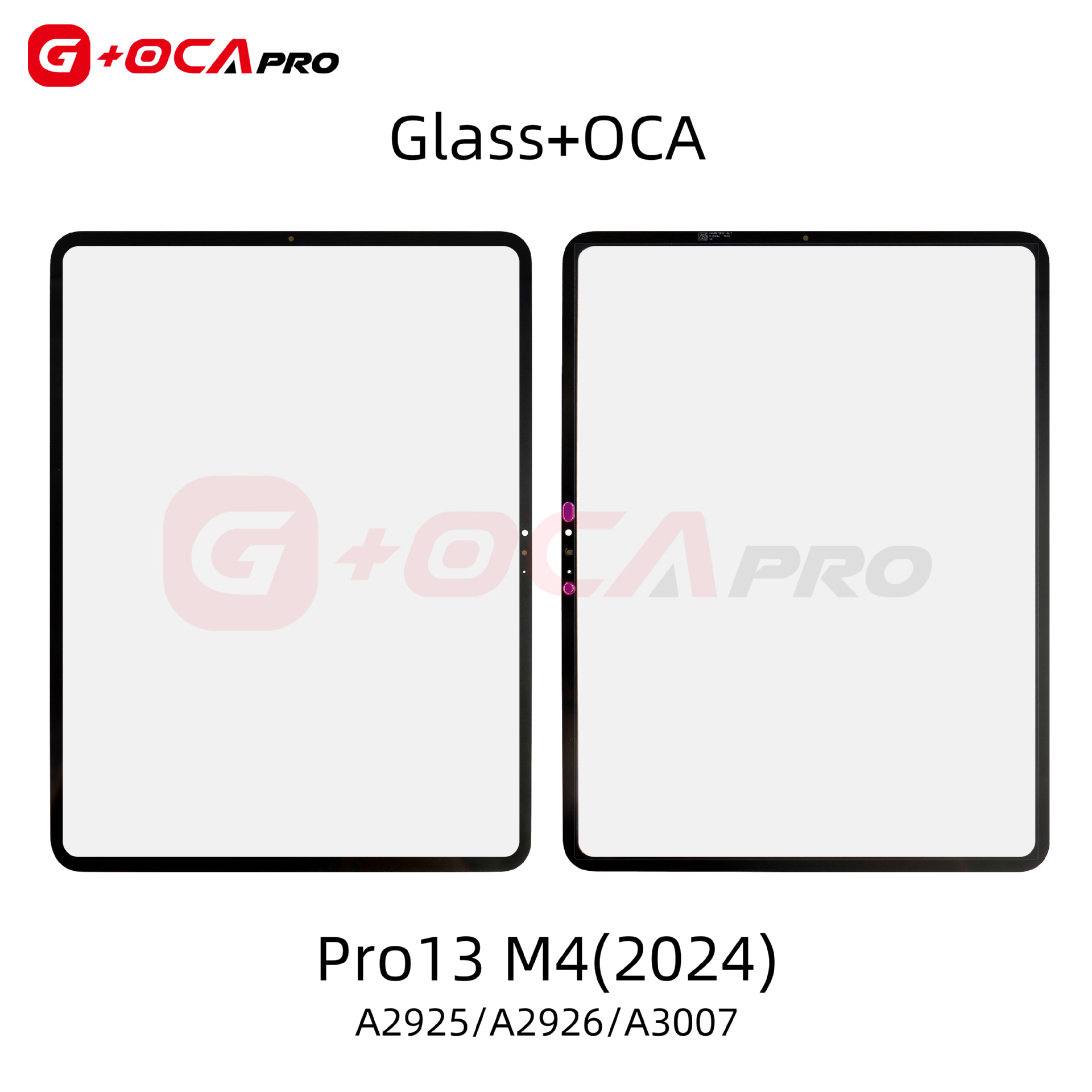 iPad盖板+OCA玻璃外屏G+系列适用于苹果iPad Pro13in M4（2024）