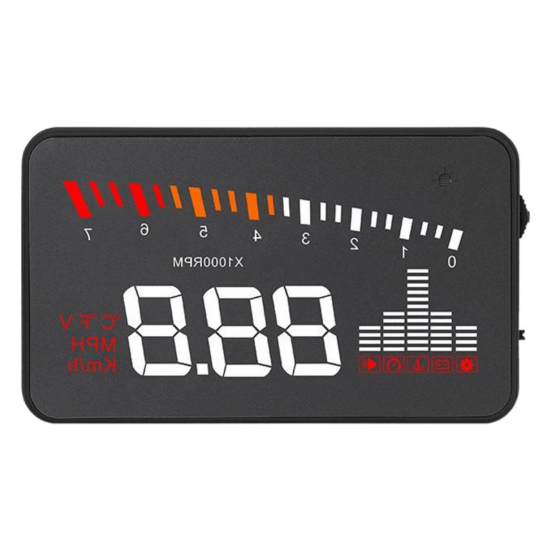 Weiying Smart X5 автомобильный HUD проекционный дисплей модифицированный автомобильный OBD портативный HD проектор