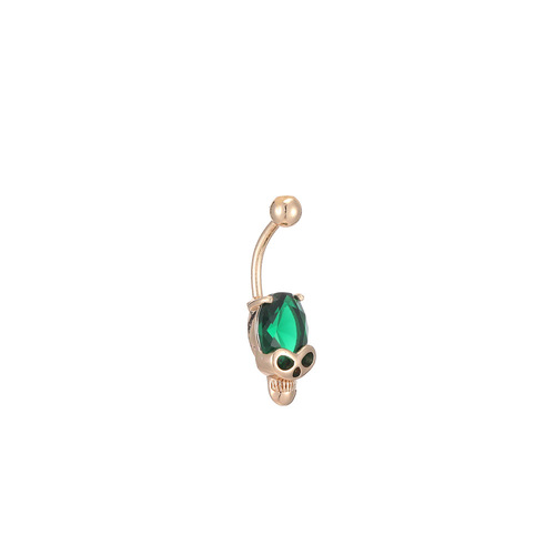 European and American cross-border hot-selling personalized skull navel nails wholesale Amazon hot-selling navel jewelry Special jewelry for foreign trade