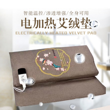 电加热艾灸垫全身通用热敷美容院无烟艾绒床专用垫智能温控
