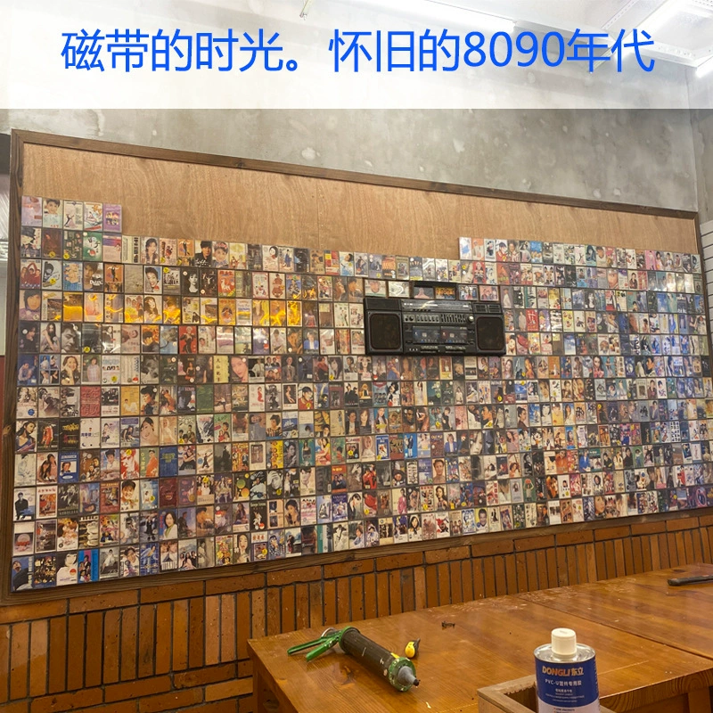 Лента классические старые песни ретро ностальгическая обложка кассета коробка декоративная стена отель 8090s 100 штук бесплатная доставка