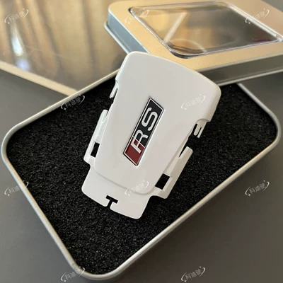 Red White Back Cover Shell, Car Keys - audi-b-model-rs-piano-paint-rear-shell-white