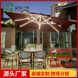 厂家直供遮阳伞户外庭院伞太阳伞天台室外遮阳伞景区商用罗马伞