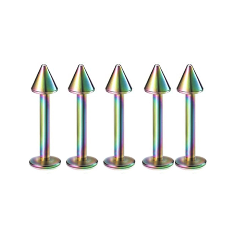 8 Colors Stainless Steel Star Lip Nails, Eyebrow Nails, Nose Nails, Ear Bone Nails Set of 5 - Piercing Jewelry detail image 17