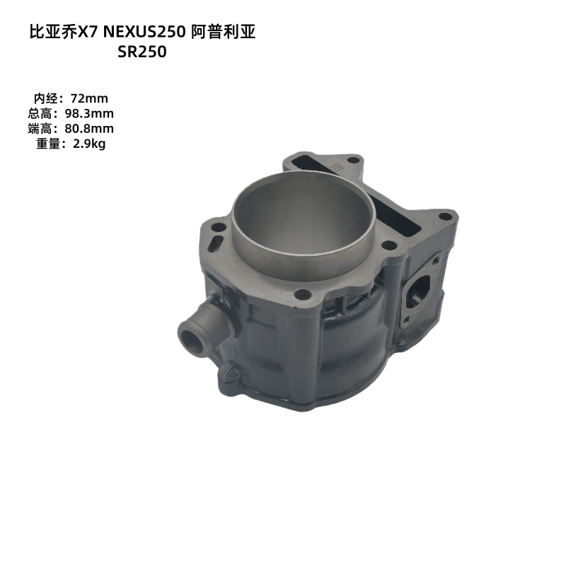 Piaggio Motorcycle Parts X7Nexus250 Aprilia Sr250 Efi Cylinder Liner Cylinder Block Cylinder Sleeve