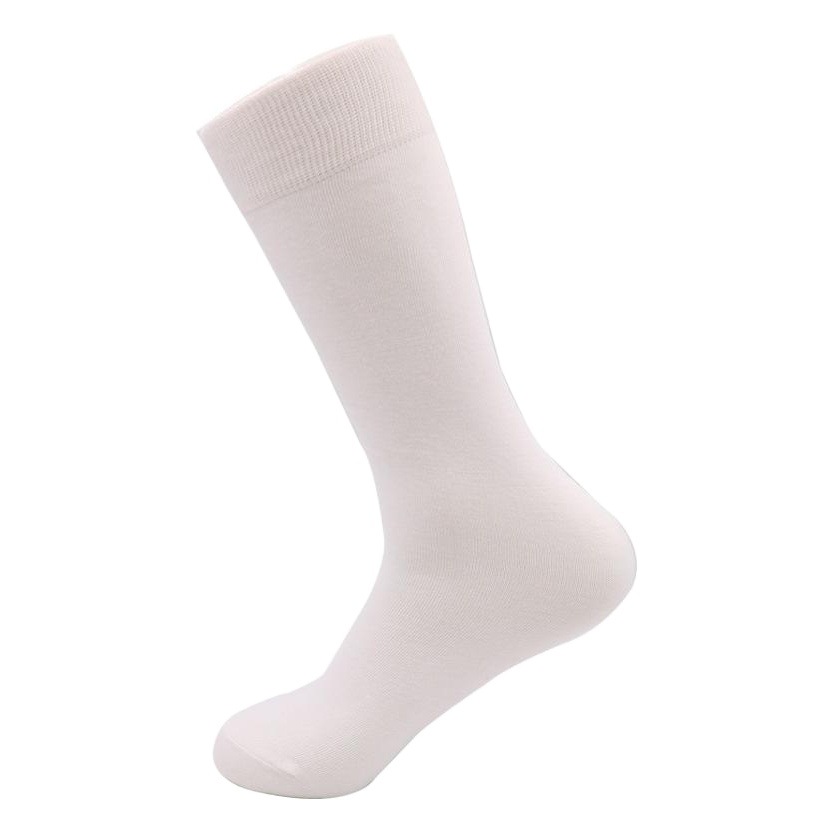 Calcetines blancos amazónicos Calcetines de moda de media longitud para mujer Calcetines de logotipo de patrón de impresión de sublimación 3D Fabricante Calcetines de bricolaje